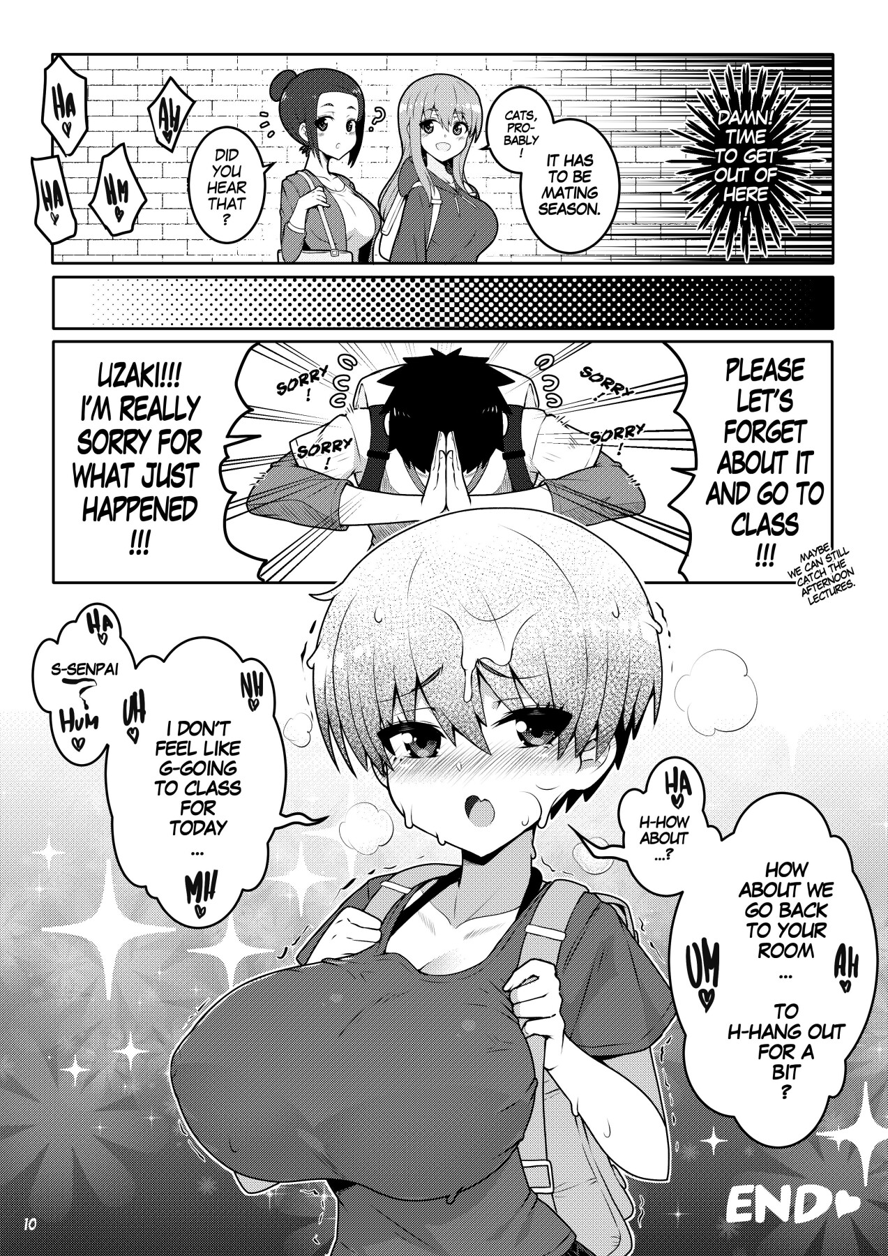 Hentai Manga Comic-Stuck Together - Uzaki-chan - FANBOOK-Read-11